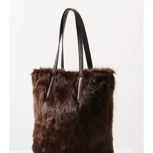 Urban Outfitters Faux Fur Tote Bag